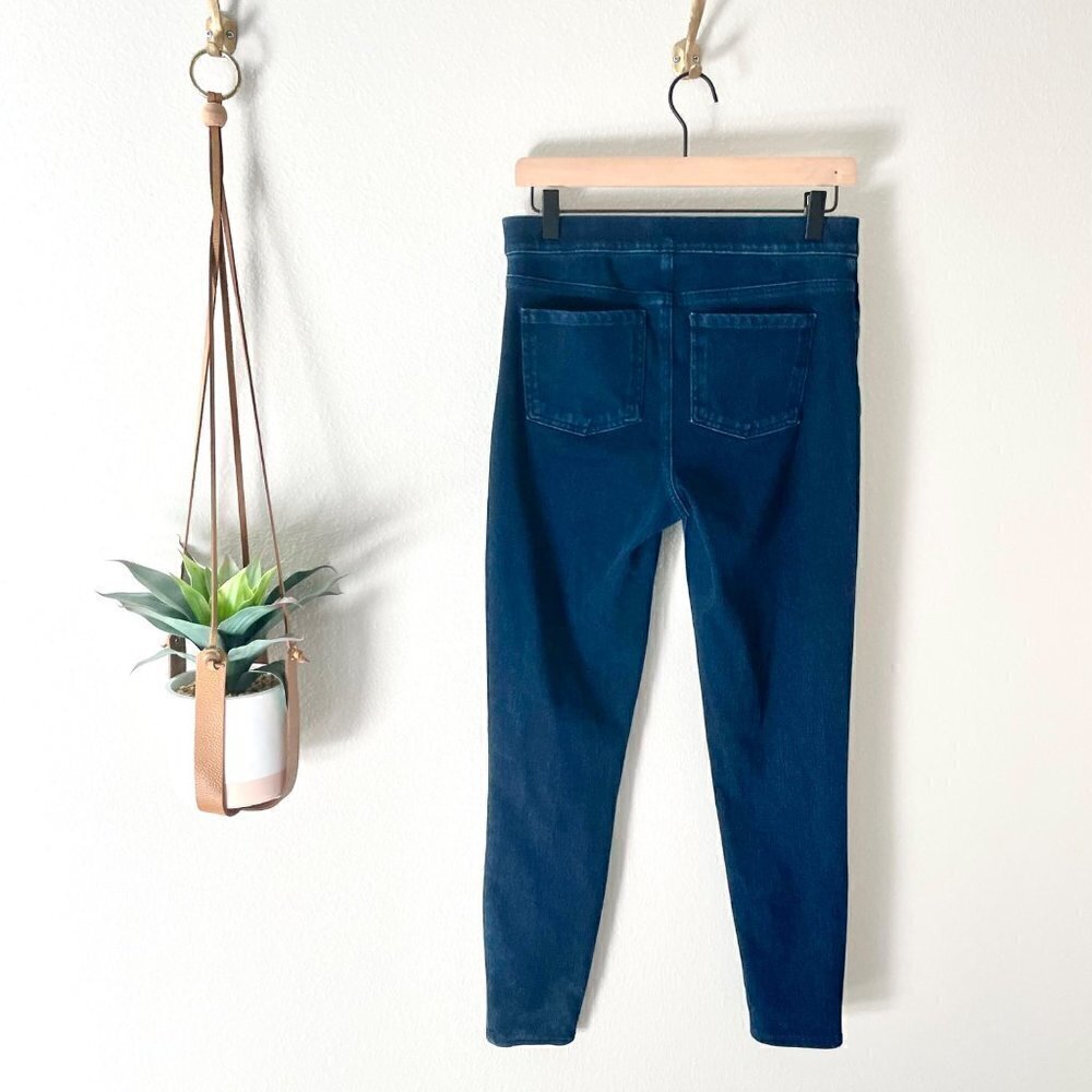 Spanx Dark Blue Jean-ish Ankle Leggings in Twilight Rinse Size M 20018R - Picture 4 of 6